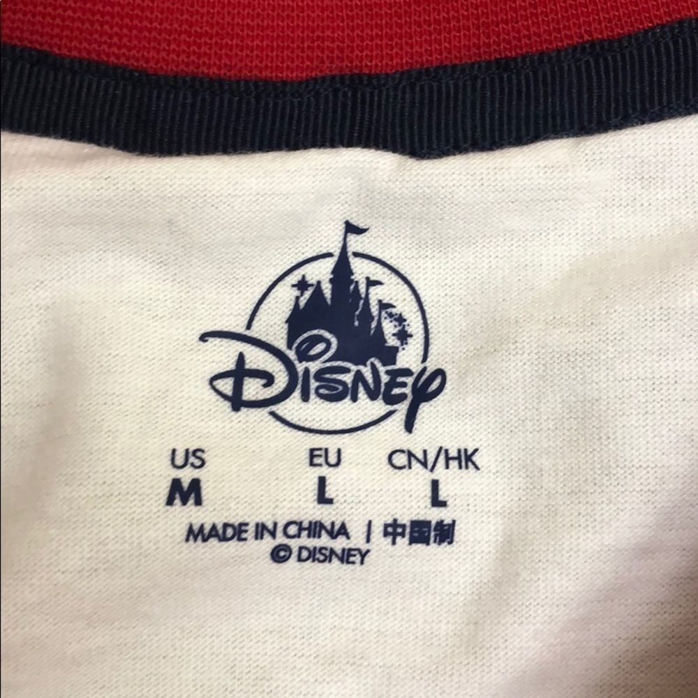 NWT Disney Parks Disneyland Americana Ringer Tee M - Picture 6 of 10